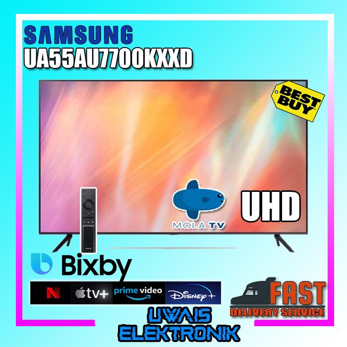 Jual SAMSUNG 55 inch UHD 4K SMART TV UA55AU7700KXXD 55 AU7700 NEW 2021