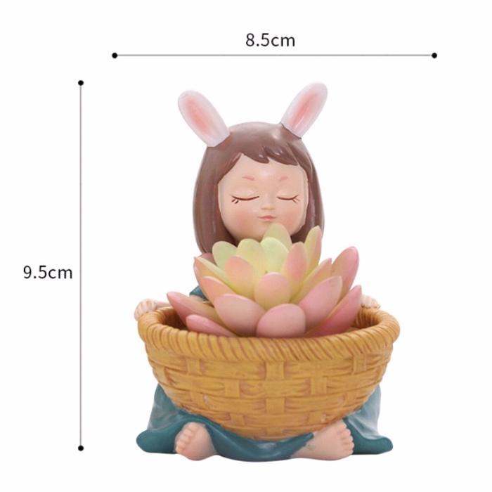 Gambar Pot Bunga Bentuk Kartun Lucu Bahan Resin - G dari tokopasarhalal undefined Tokopedia
