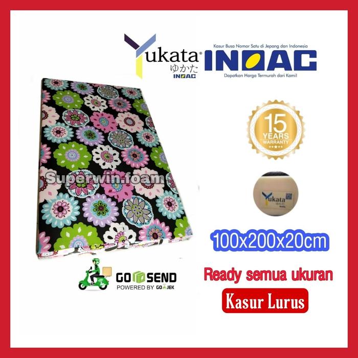 Gambar [100x200x20cm] Kasur Busa Inoac Yukata Anti Kempes Garansi 15 tahun - 100x200x20cm, Kasur Lurus dari Superwin Foam undefined Tokopedia