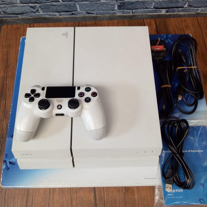 Harga Ps4 Fat Buy Second Hand Ps4 Glacier White Used 1tb Ps4 Jual