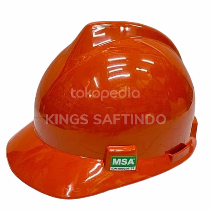 Gambar HELM PROYEK SNI MERK MSA LOKAL SARANG BIASA WARNA ORANGE dari KING SAFTINDO undefined Tokopedia