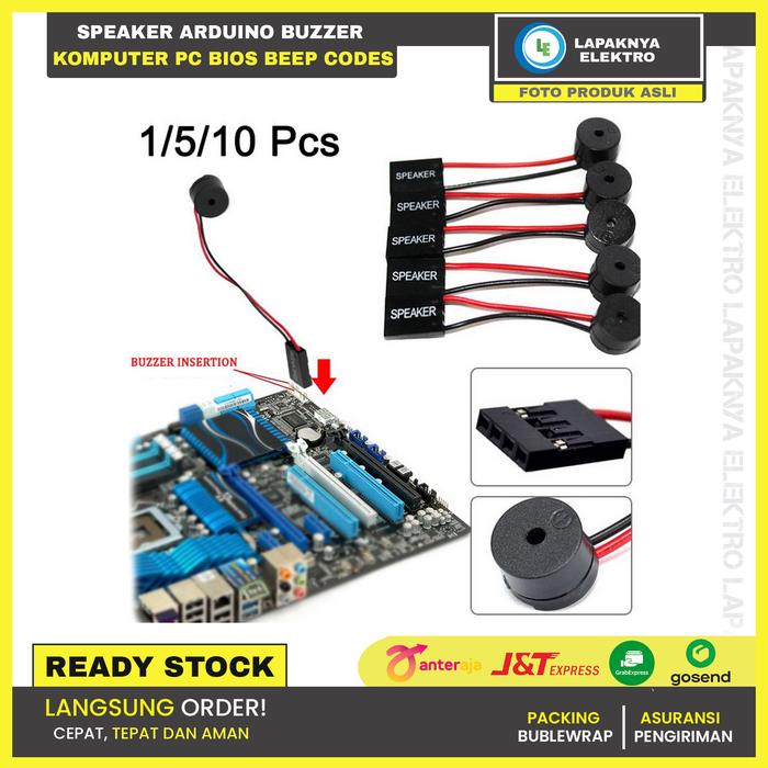Gambar buzzer Motherboard Arduino Buzzer Alarm Komputer BIOS Beep Codes dari lapaknya elektro undefined Tokopedia
