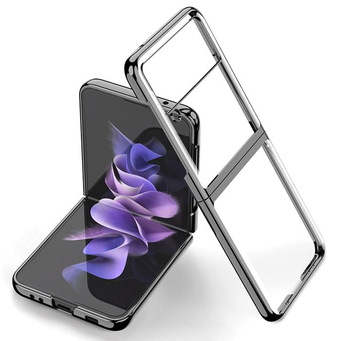 Gambar Casing Gkk Samsung Galaxy Z Flip 3 Case Plating Frame Original - List Hitam dari toko besar accessories undefined Tokopedia