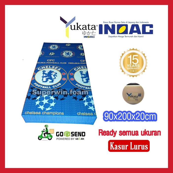 Gambar [90x200x20cm] Kasur Busa Inoac Yukata Anti Kempes Garansi 15 tahun - 90x200x20cm, Kasur Lurus dari Superwin Foam undefined Tokopedia