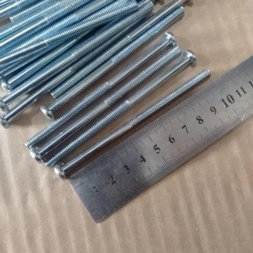 Gambar BAUT JP M6 X 100 MM OBENG PLUS / HEAD MACHINE PANJANG 10 CM. JP M6X100 dari HAERIO FASTENER undefined Tokopedia
