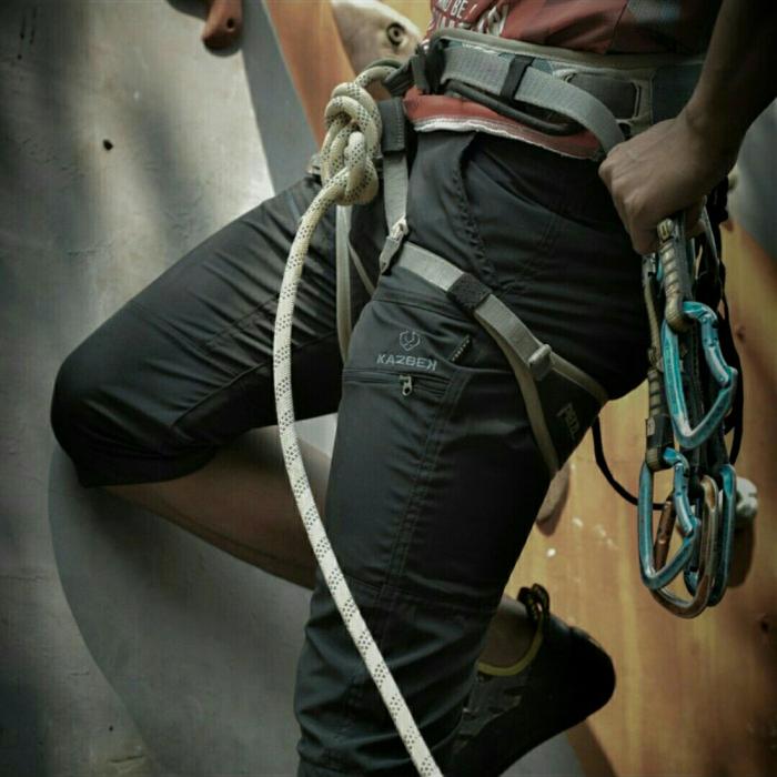 Gambar Kazbek Boulder Celana Pendek Gunung Outdoor Pria 3/4 Celana Lapangan Sport Quick Dry Strecht - Hitam, L dari Kazbek Adventure undefined Tokopedia