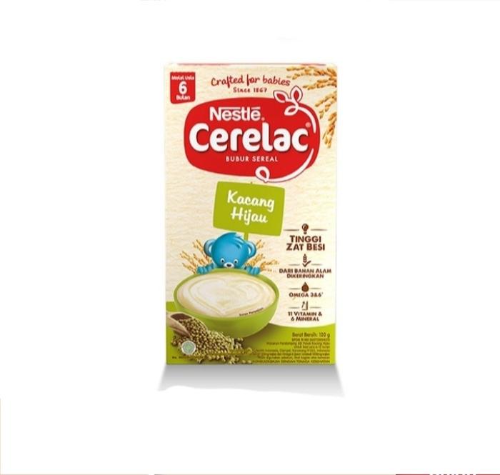 Gambar CERELAC 6 BULAN KACANG HIJAU 120GR dari MINIMARKET INDAH PACCERAKKANG undefined Tokopedia