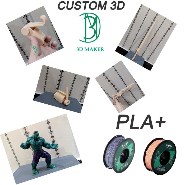 Gambar jasa custom 3d printing / 3d printing / PLA+ / figure - Abu-abu, 0,28 dari serenity official store undefined Tokopedia