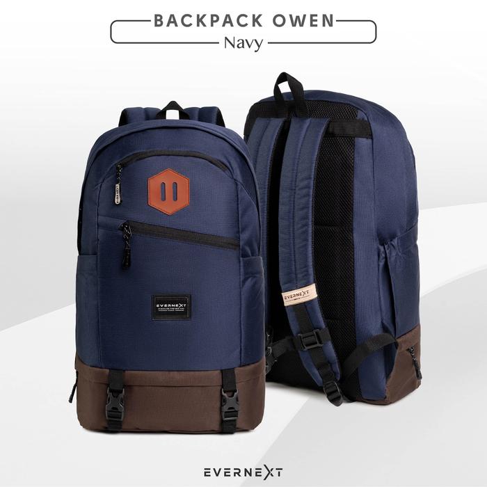 Gambar Tas Ransel Backpack Punggung Muat Sepatu Futsal 27 Liter OWEN TERBARU - Navy dari Evernext ID undefined Tokopedia