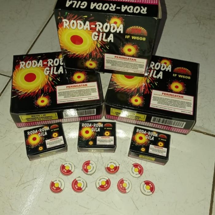 Gambar kembang api gasing / gangsing colourfull chrysanthemum / roda gila SUN dari SUN FIREWORKS undefined Tokopedia