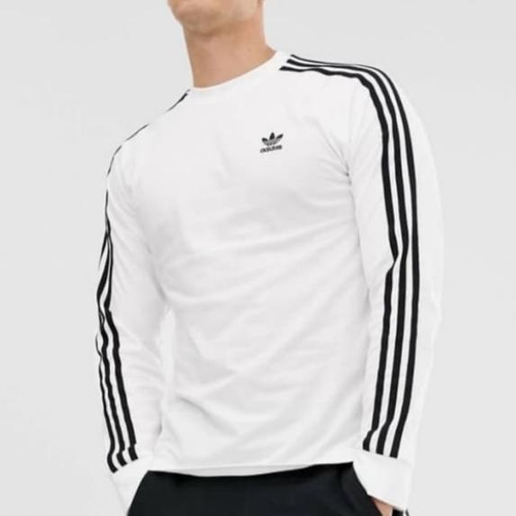 Gambar kaos premium katun - tshirt lengan panjang adidas best quality - Hitam, XXL dari MR AFFAN undefined Tokopedia