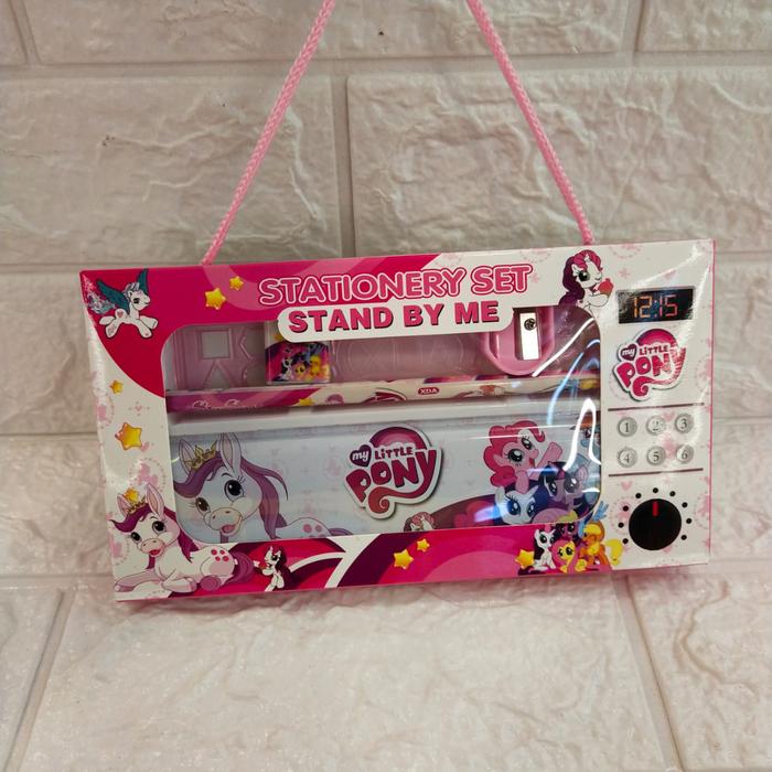 Gambar PAKET ALAT TULIS/PENSIL SET 5 in 1/PENSIL SET KARAKTER - Pony dari Mings collection undefined Tokopedia