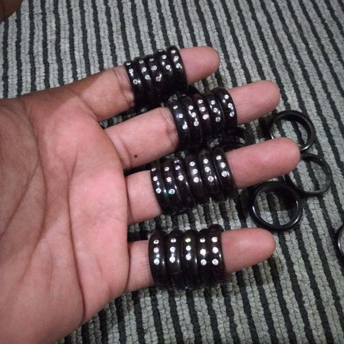 Gambar cincin kokka kauka kaukah kaoka kaokah polos mata tiga - Cokelat, plstk klip 6x10 dari maliza kokka undefined 4 Tokopedia