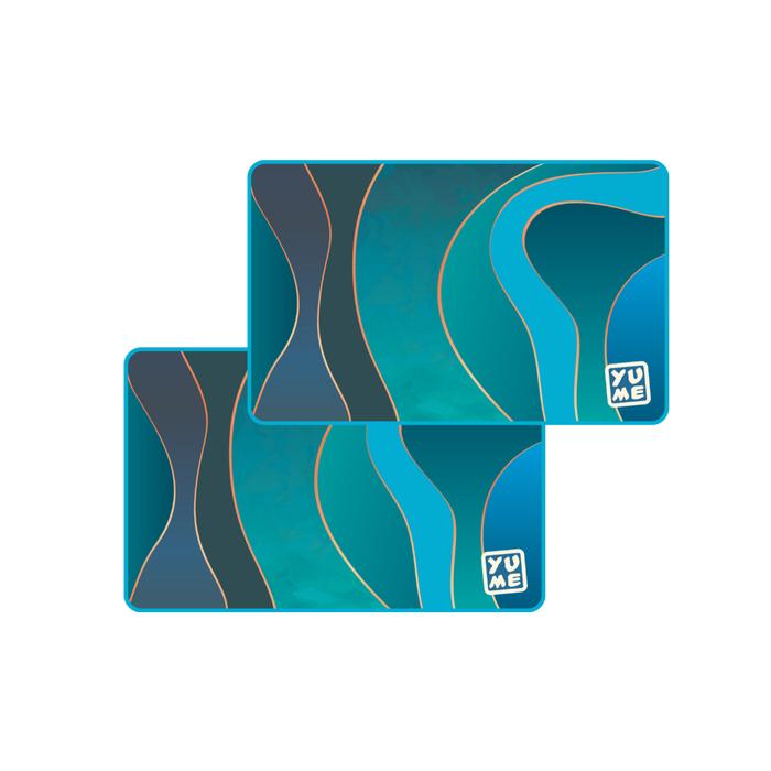 Gambar YUME - Paket 2PCS Keset Lantai Antislip Ukuran 50x80cm - Deep Blue Sea dari Amore Collections_NEW undefined Tokopedia