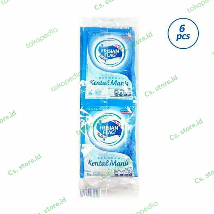 Gambar Frisian Flag Susu Kental Manis [6 Sachet] dari Cs. store.id undefined Tokopedia