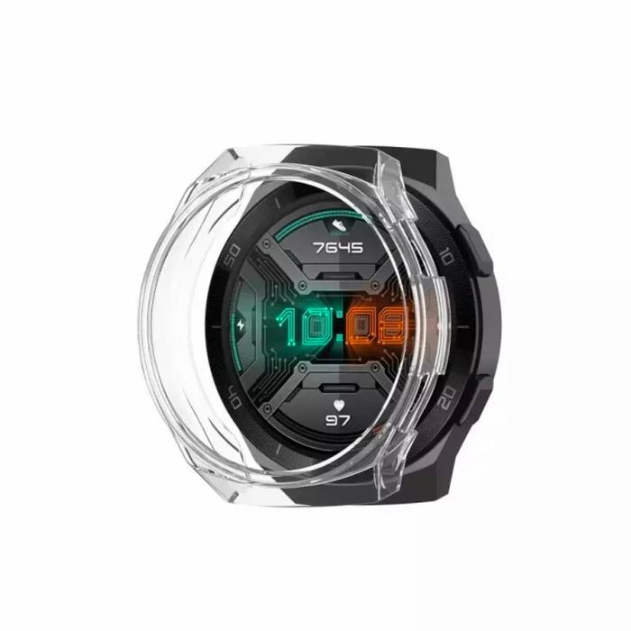 Gambar BUMPER SOFT CASE CASING BODY RUBBER JAM HUAWEI WATCH GT2E GT 2E 46MM - Clear dari Jktmanshop undefined Tokopedia