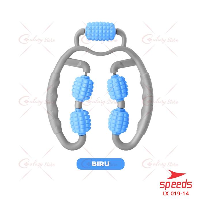 Gambar Alat Pijat Tongkat Pijat Roller Tongkat Duri Bola Duri Yoga 019-13 - 019-14 Biru dari Calary Toys undefined Tokopedia