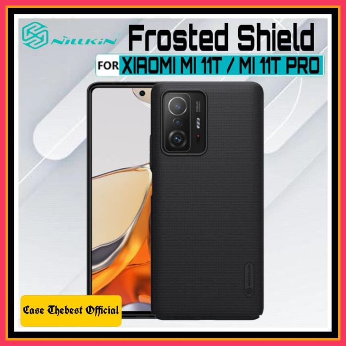 Gambar XIAOMI MI 11T / MI11T PRO ORIGINAL NILLKIN FROSTED HARD CASE PC COVER - MI 11T, Hitam dari Case Thebest undefined Tokopedia