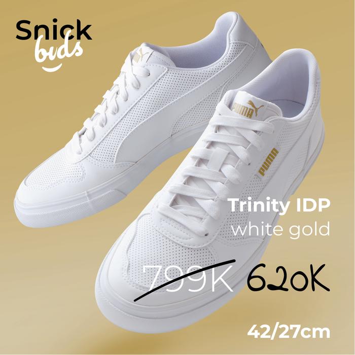 Jual PUMA Trinity IDP white gold 