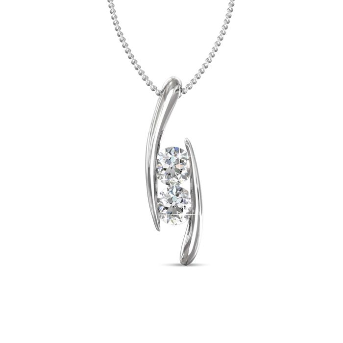 Gambar Her Jewellery Infinity Pendant Kalung - Crystals from - White gold dari Her Jewellery Kota Administrasi Jakarta Pusat Tokopedia