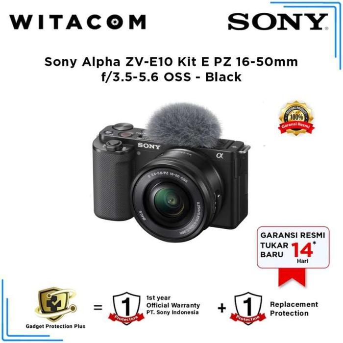 Gambar Sony ZV-E10 ZVE10 Sony ZVE 10 Kit 16-50mm f3.5-5.6 OSS - Garansi Resmi - Hitam dari Witacom undefined Tokopedia