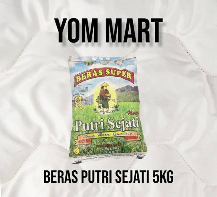 Gambar BERAS PUTRI SEJATI 5KG, 10KG, 25KG - 5KG dari Yom Mart undefined Tokopedia