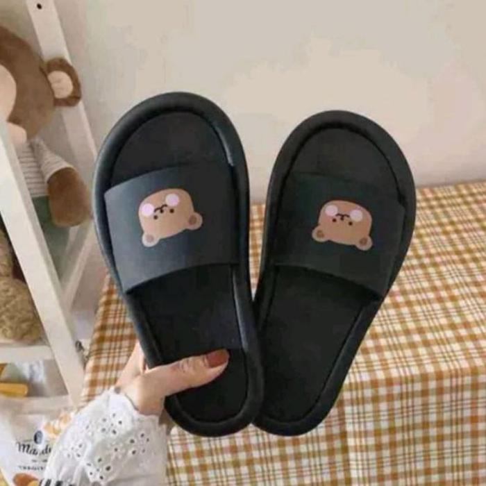 Gambar Sandal Slop Kokop Rumahan Sandal Dalam Rumah Hotel Kokop - Hitam, 36 dari jelitashop62 undefined Tokopedia