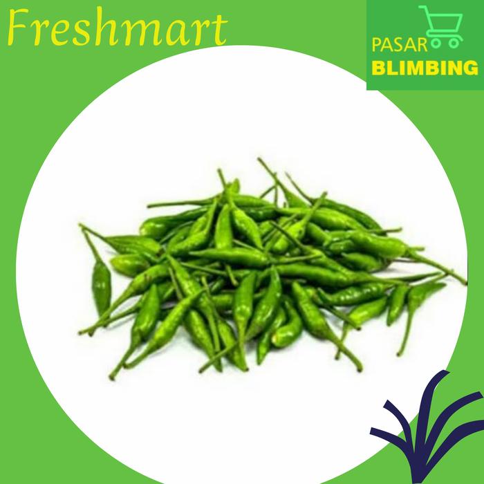 Gambar Cabai hijau kecil (cabe rawit ijo) (1ons) dari Pasar Blimbing Malang undefined Tokopedia