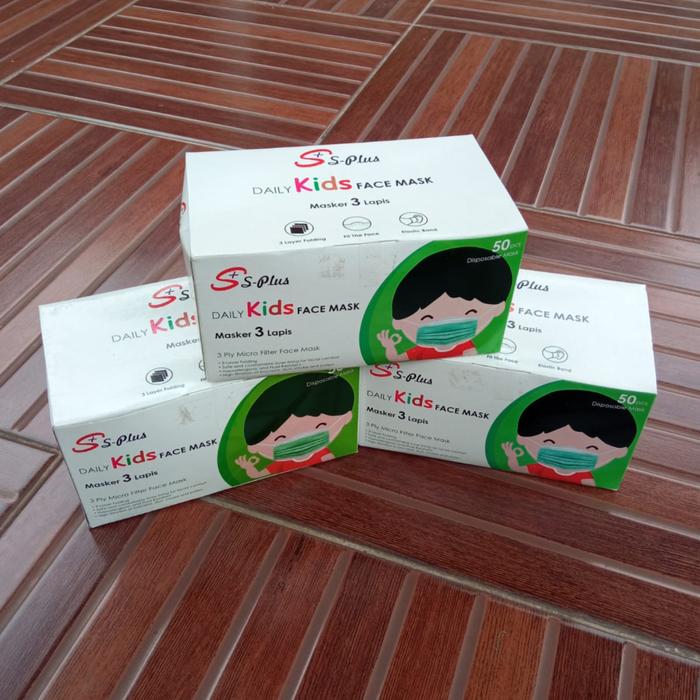 Gambar MASKER MEDIS 3 PLY S+ - Masker Anak dari Raja Harga Grosir Kota Bandung Tokopedia
