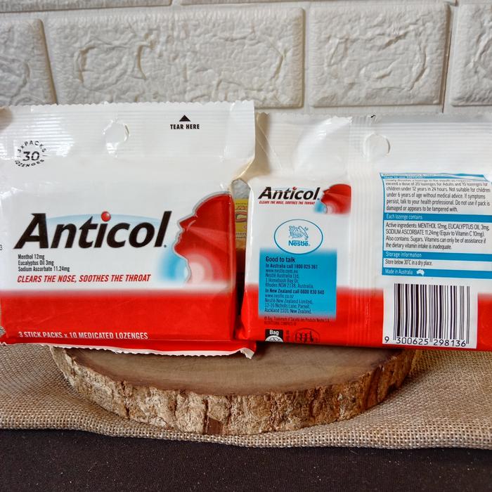 Gambar ANTICOL 3 X 10 LOZENGES NESTLE PERMEN PEREDA TENGGOROKAN & HIDUNG dari Ini Pet Shop undefined Tokopedia
