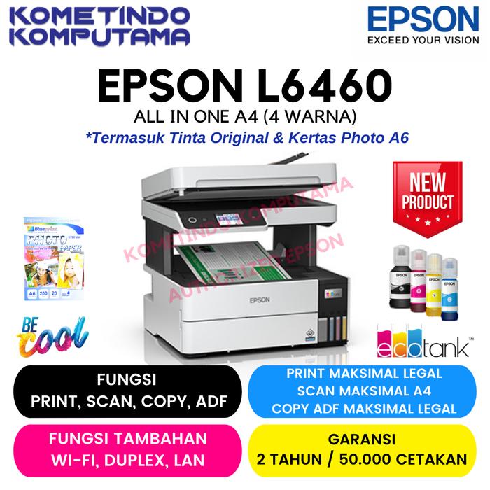 Epson EcoTank L6460 A4 Wi-Fi Duplex 