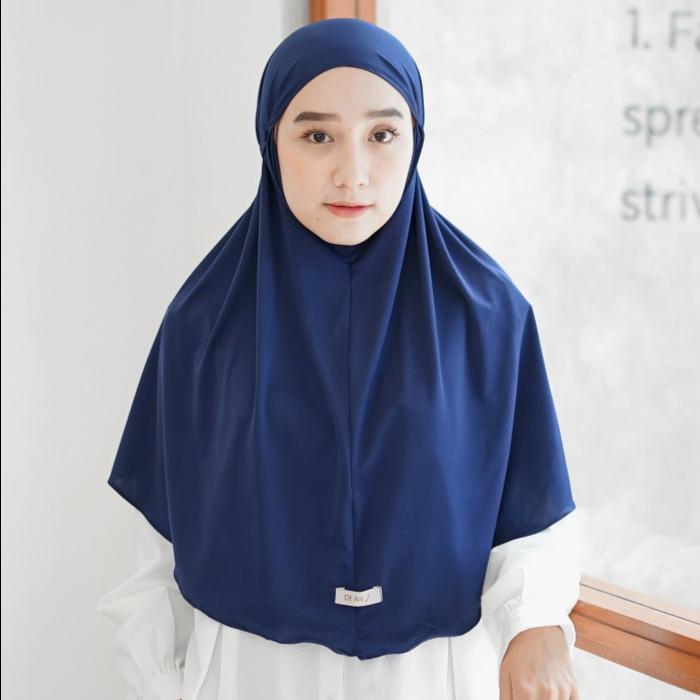 Gambar Dean's - Aiyla Instan / bergo kaos jersey - Navy dari Deans undefined Tokopedia