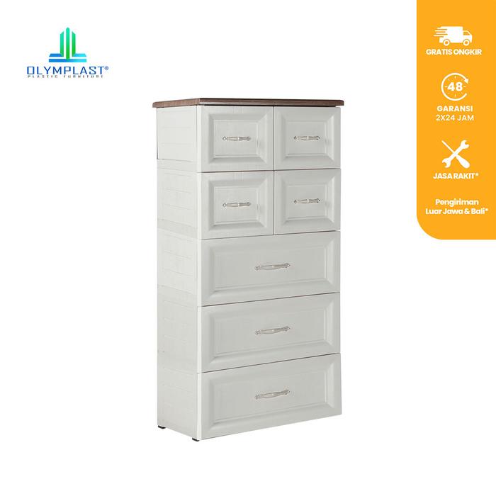 Gambar Olymplast Classic Drawer Cabinet Laci 5 Susun ODC 05 C - Tipe C (7 Laci) dari Olymplast undefined Tokopedia
