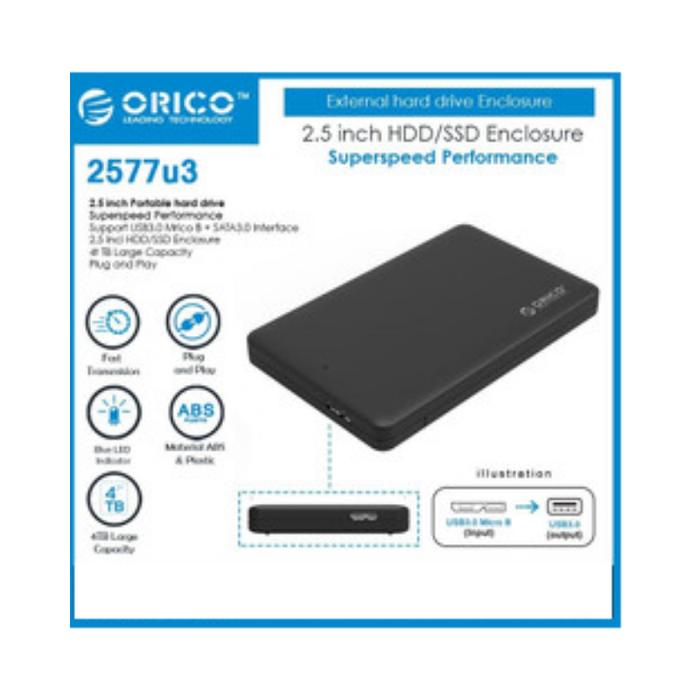 Usb3 Orico External Hard Drive Enclosure Jual ORICO 2577U3 HDD SSD
