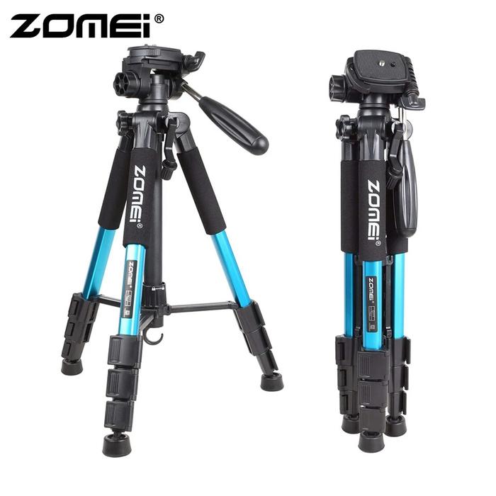 Gambar Zomei Q111 Professional Tripod for Kamera DSLR & Mirrorless -Biru - Biru, 0 dari HNS Digital Shop undefined Tokopedia