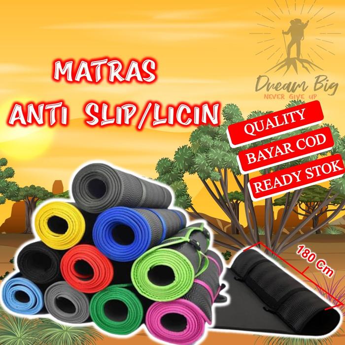 Gambar Matras Camping Olahraga Yoga Matras Outdoor Karpet Camping 180 x 60 Cm - MATRAS LIST, RANDOM dari Dream Big Official undefined Tokopedia