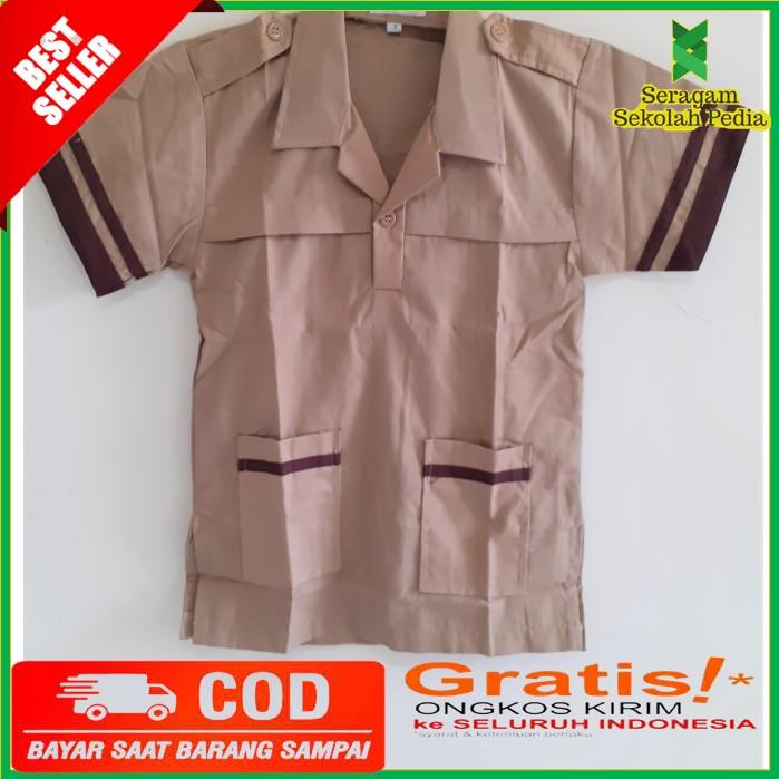 Gambar seragam pramuka siaga model hem lengan pendek - 5 atau 6 dari Seragam Sekolah Pedia undefined Tokopedia