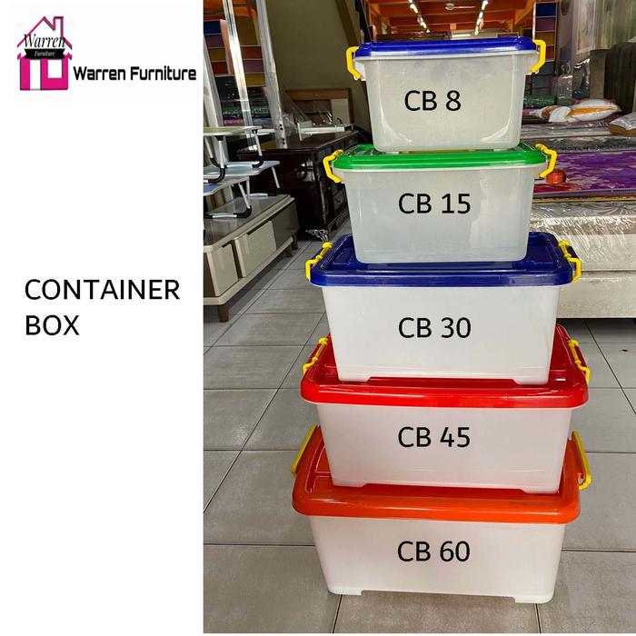 Gambar Container Box / Kontainer Plastik Serbaguna / Kotak penyimpanan STM - CB 95 dari Rezeki Furniture Jambi undefined Tokopedia