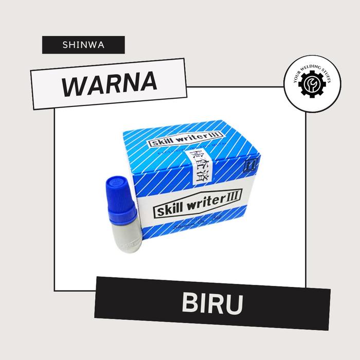 Gambar SHINWA SKILL WRITER PEN - Biru dari Yourweldingstuffs undefined Tokopedia