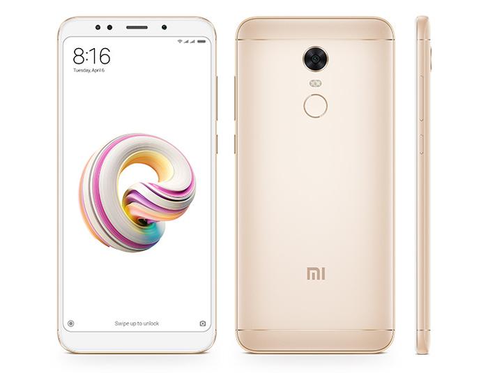 Gambar Xiaomi Redmi 5 Plus Ram 4Gb Internal 64Gb - Garansi 1 Tahun - Gold dari CTM Cell undefined Tokopedia