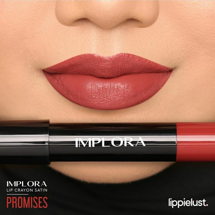 Gambar IMPLORA Lip Crayon Satin - PROMISES dari MearaKosmetik undefined Tokopedia