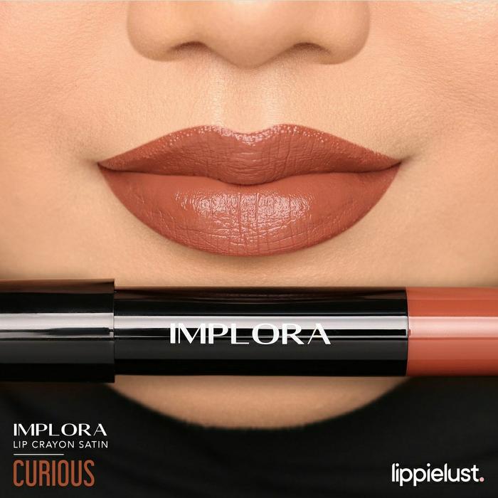 Gambar IMPLORA Lip Crayon Satin - CURIOUS dari MearaKosmetik undefined Tokopedia
