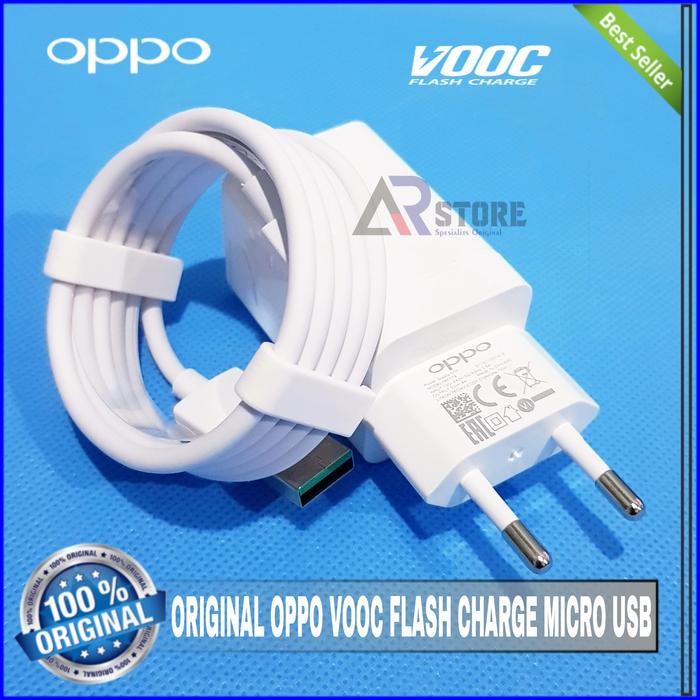 Gambar Charger Oppo F3 Plus VOOC FLASH CHARGE Original 100% 7 Pin Micro USB dari ARstore45_NEW undefined Tokopedia