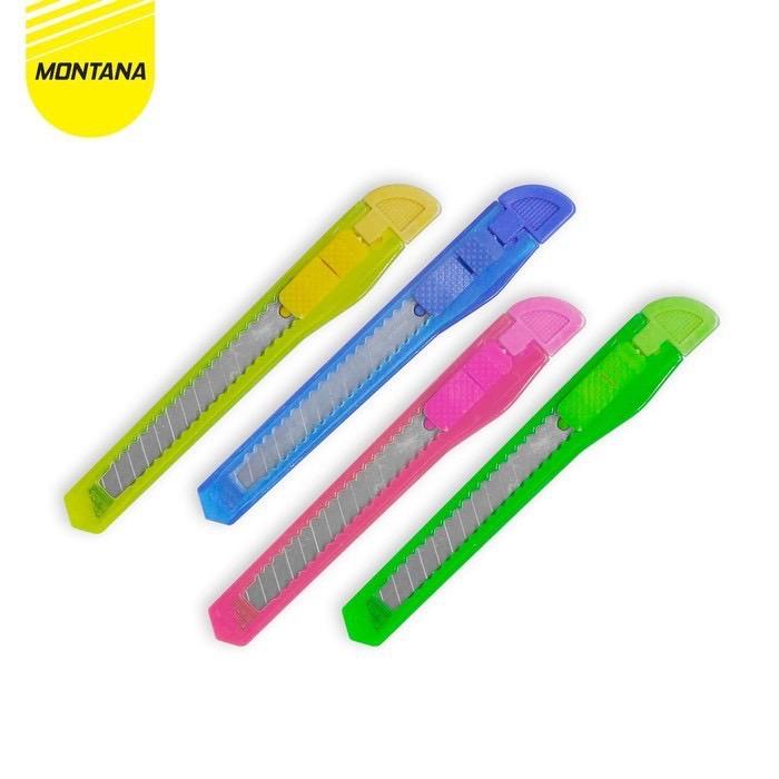 Gambar Montana Cutter / Pisau Pemotong Kecil Montana CT 300 (Harga Satuan) dari NEORA STATIONERY undefined Tokopedia