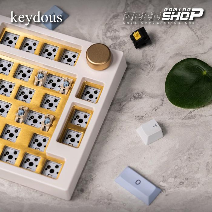 Gambar Keydous NJ80 Barebone - DIY KIT Gaming Keyboard - Brass Plate dari GOODGAMINGSHOP undefined Tokopedia