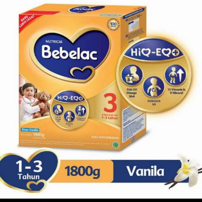 Gambar SUSU BAYI BEBELAC 3 ALL VARIANTS 1800 GRAM KEMASAN BARU EXP LAMA dari GH Market undefined Tokopedia
