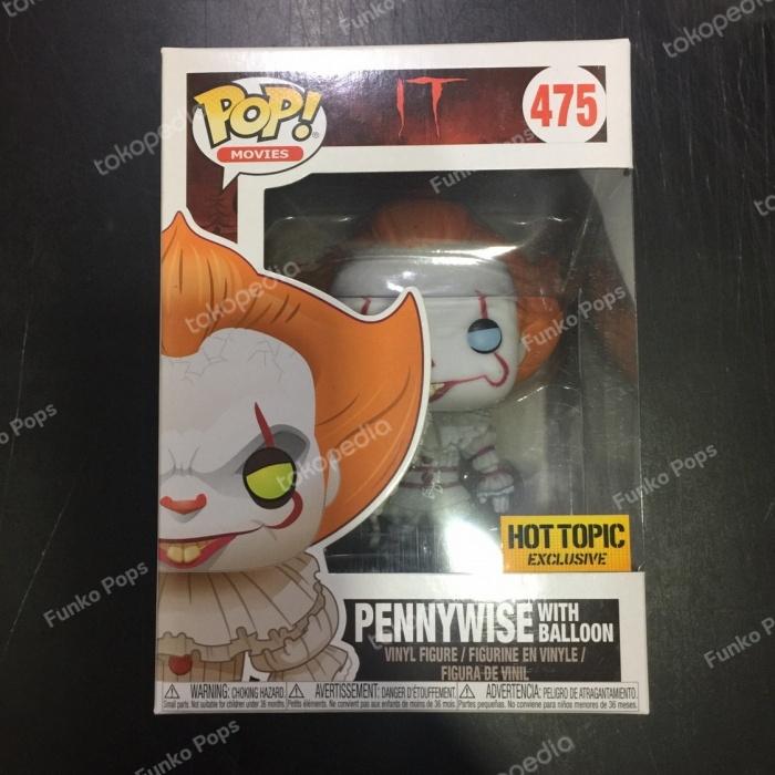 Hot Topic Pennywise Funko Pop With Balloon Jual Funko Pop