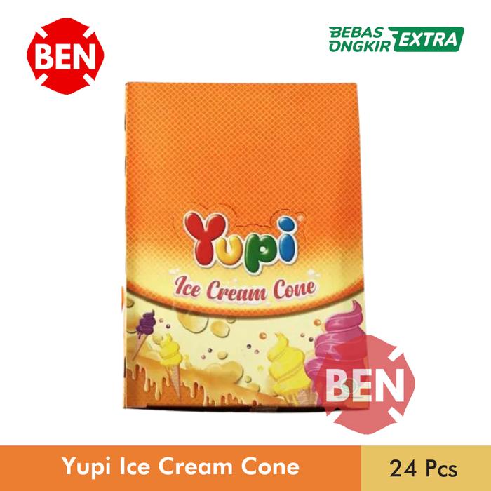 Gambar Yupi Ice Cream Cone 1 Pak Box Dus 24 Pcs Permen Jelly Manis dari Ben Motoshop undefined Tokopedia