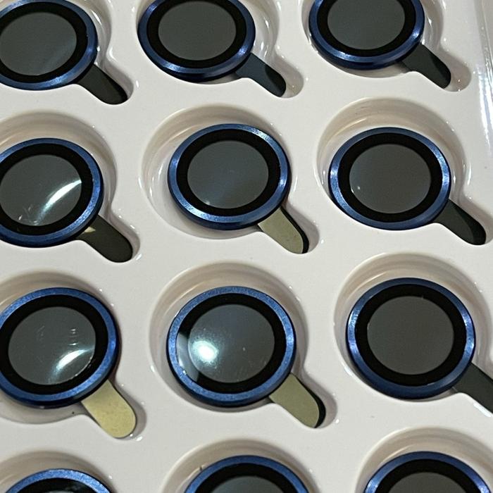 Gambar Iphone 13/mini/ Pro/ Pro Max Ring Camera Lens Camera Protector Per Pcs - Biru, ip13/mini dari Shopatthebees undefined Tokopedia