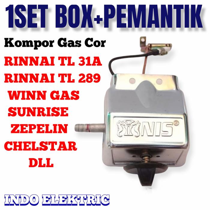 Gambar MESIN PEMANTIK KOMPOR GAS COR MATA API SERIBU RINNAI TL 289 ORIGINAL - pemantik kw dari INDO ELECTRIC_NEW undefined Tokopedia